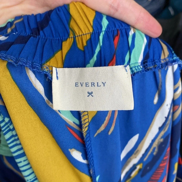 Anthropologie Everly Paint splatter pants with pockets size medium - Picture 12 of 13